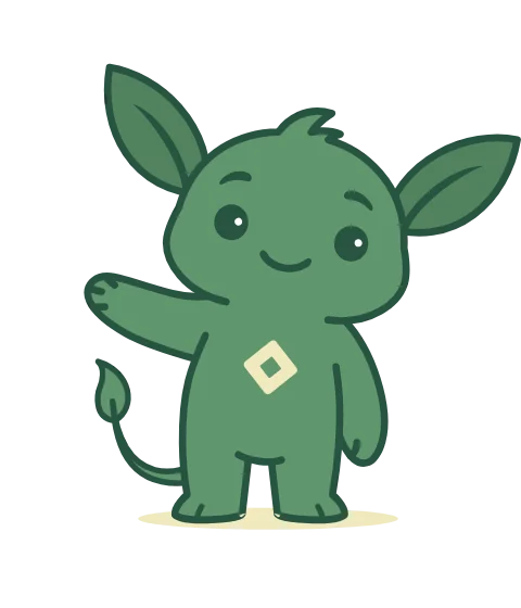 A grown up Gremly waving